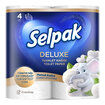  Selpak 4'lü 3 Katlı Deluxe Pamuk Katkılı Tuvalet Kağıdı
