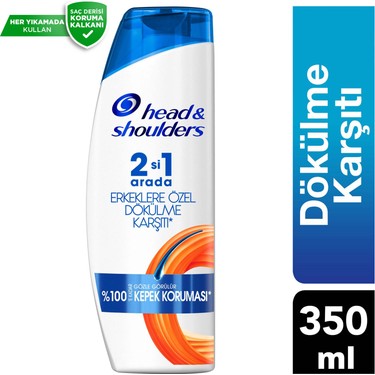 Head & Shoulders Erkeklere Özel 2#si 1 Arada Dökülme Karşıtı Kepeğe Karşı