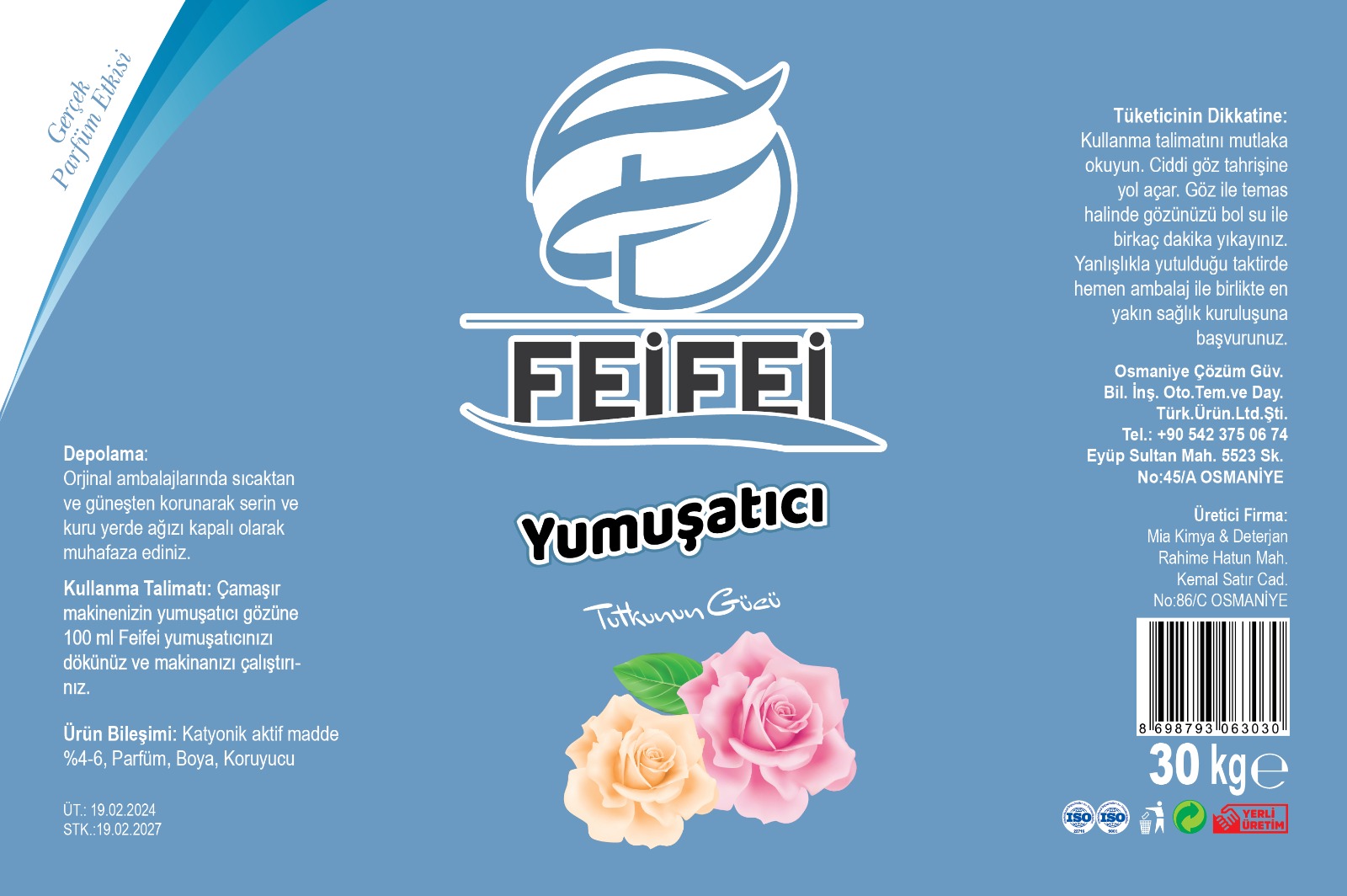 Mavi Yumuşatıcı (Tutkunun Gücü) FeiFei