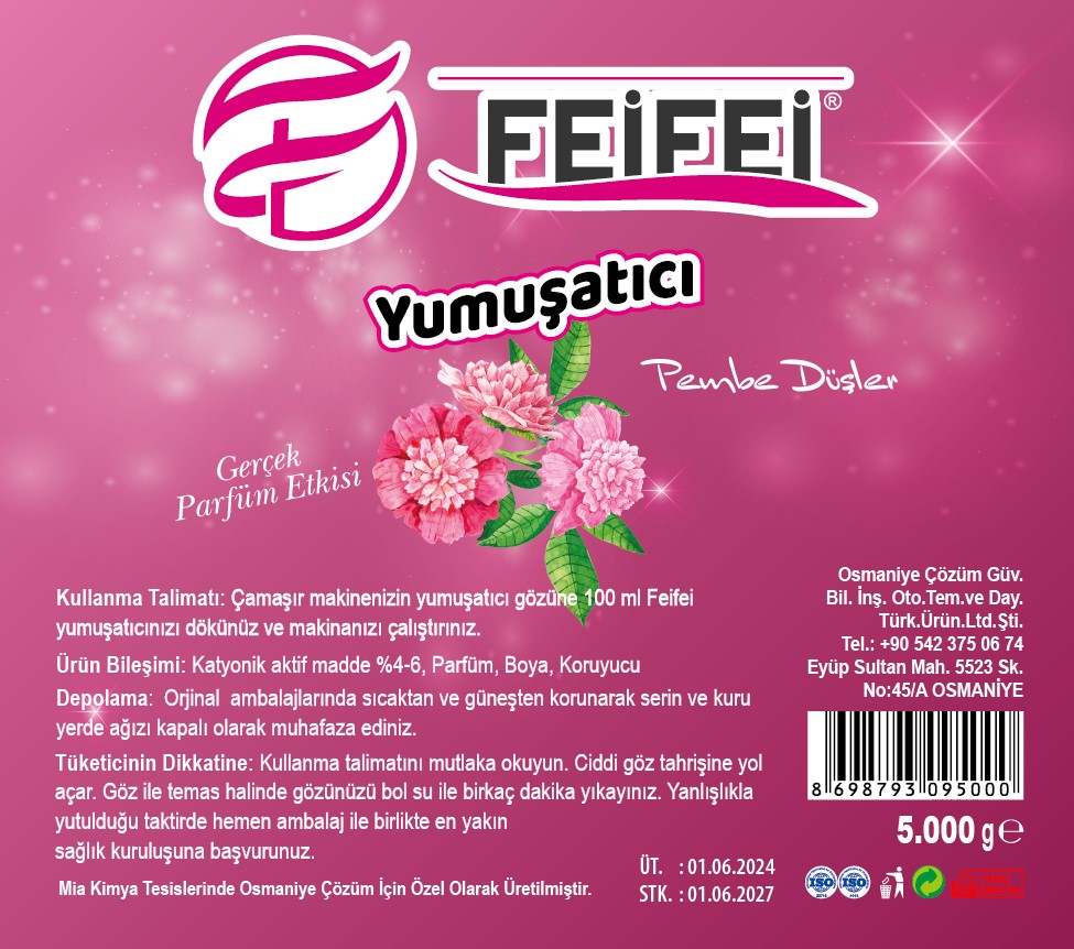 Pembe Düşler Yumuşatıcı 5 Kg