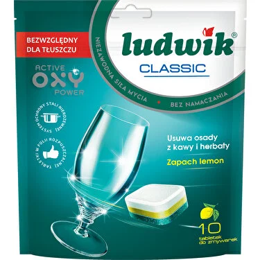 Ludwik Active Oxy Power Bulaşık Tableti 10 Yıkama