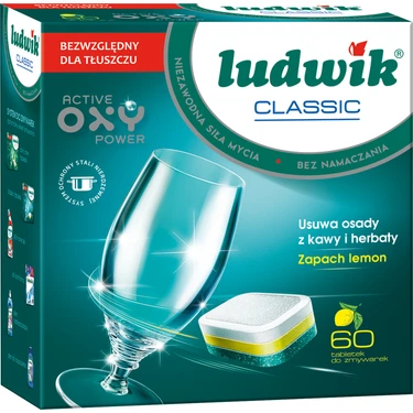 Ludwik Active Oxy Power Bulaşık Tableti 60 Yıkama