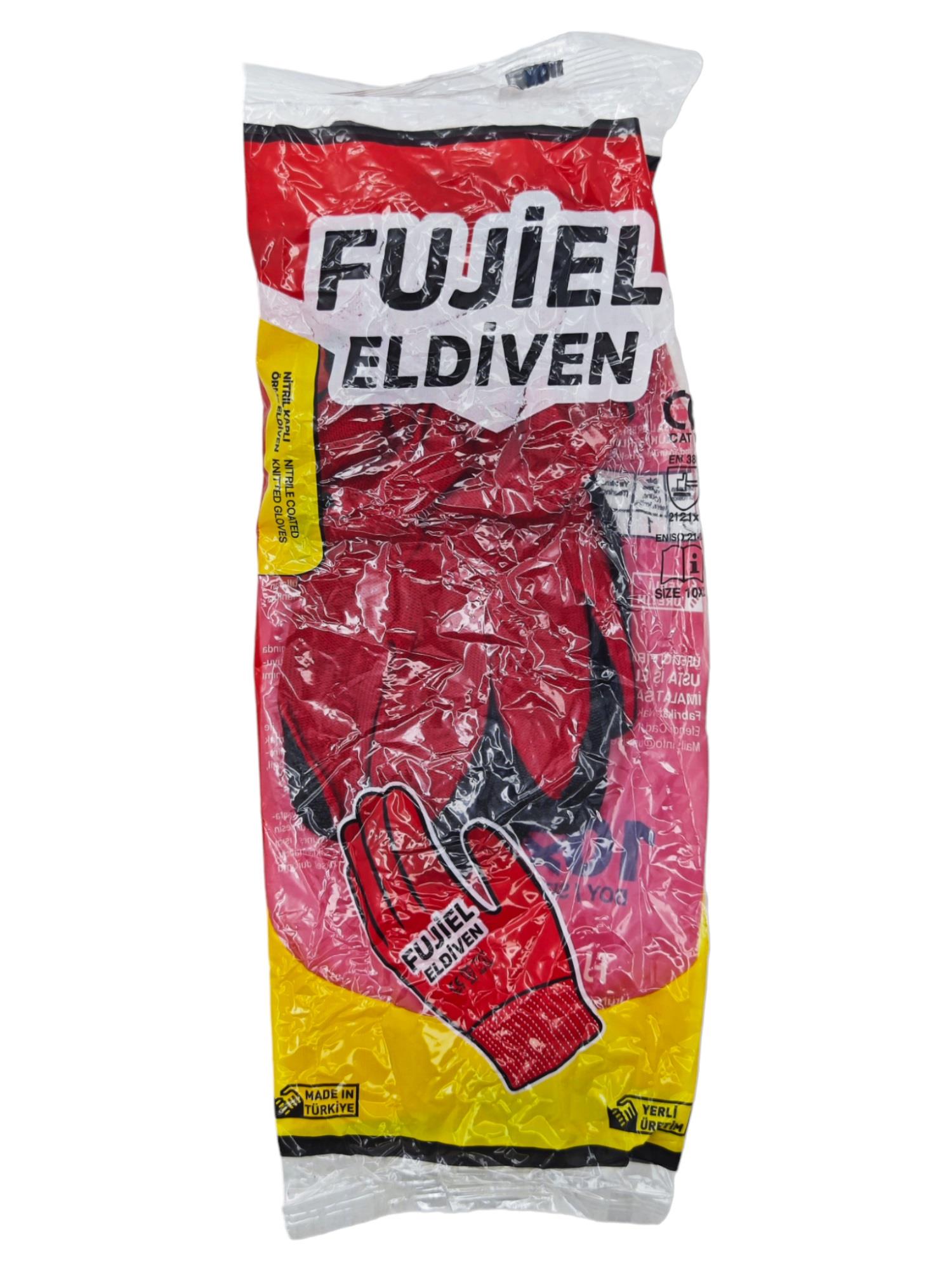 Fujiel  İş Eldiveni Kırmızı FJ25