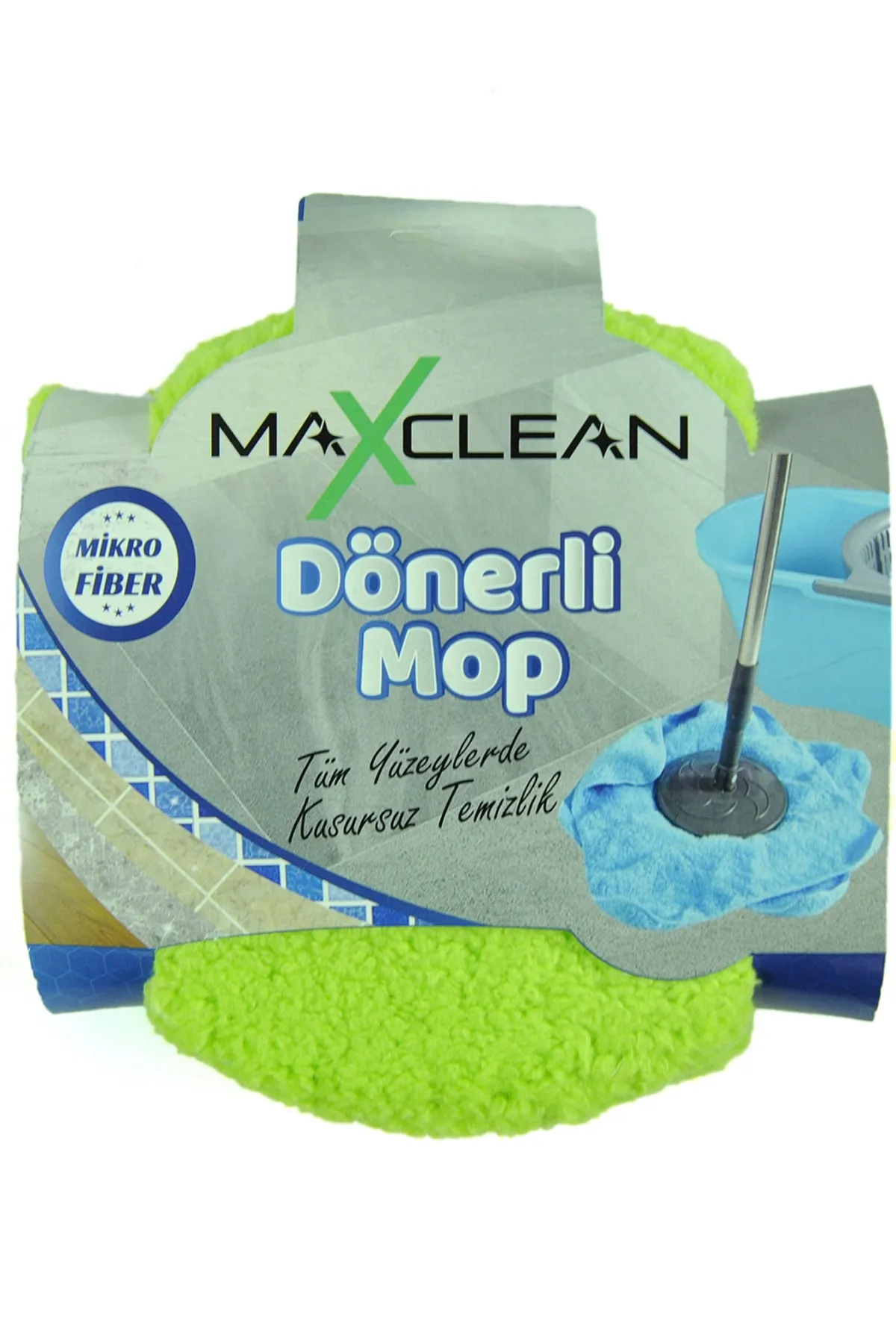 MAXCLEAN WELSOFT DÖNERLİ MOP 35 X 35 210 GSM