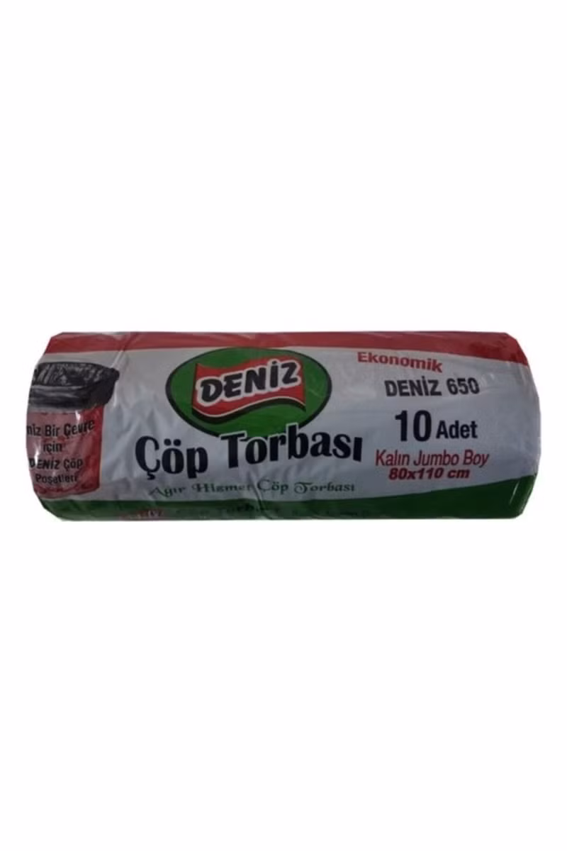 Deniz J-650 Kalın Jumbo Boy 80*110 cm Çöp Poşeti