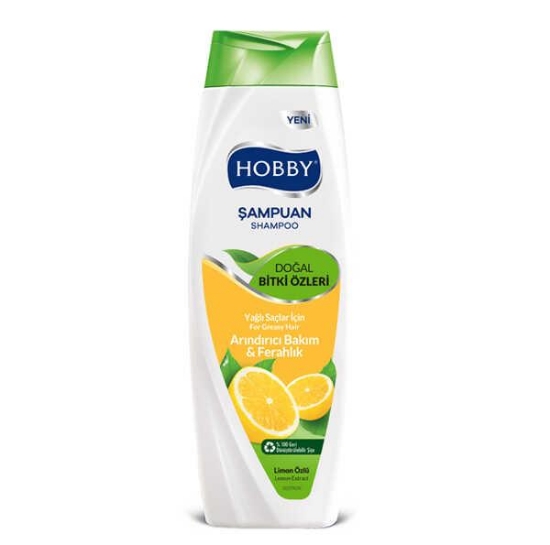 Hobby Şampuan 600 ml Yağlı Saçlar için Arındırıcı Bakım & Ferahlık