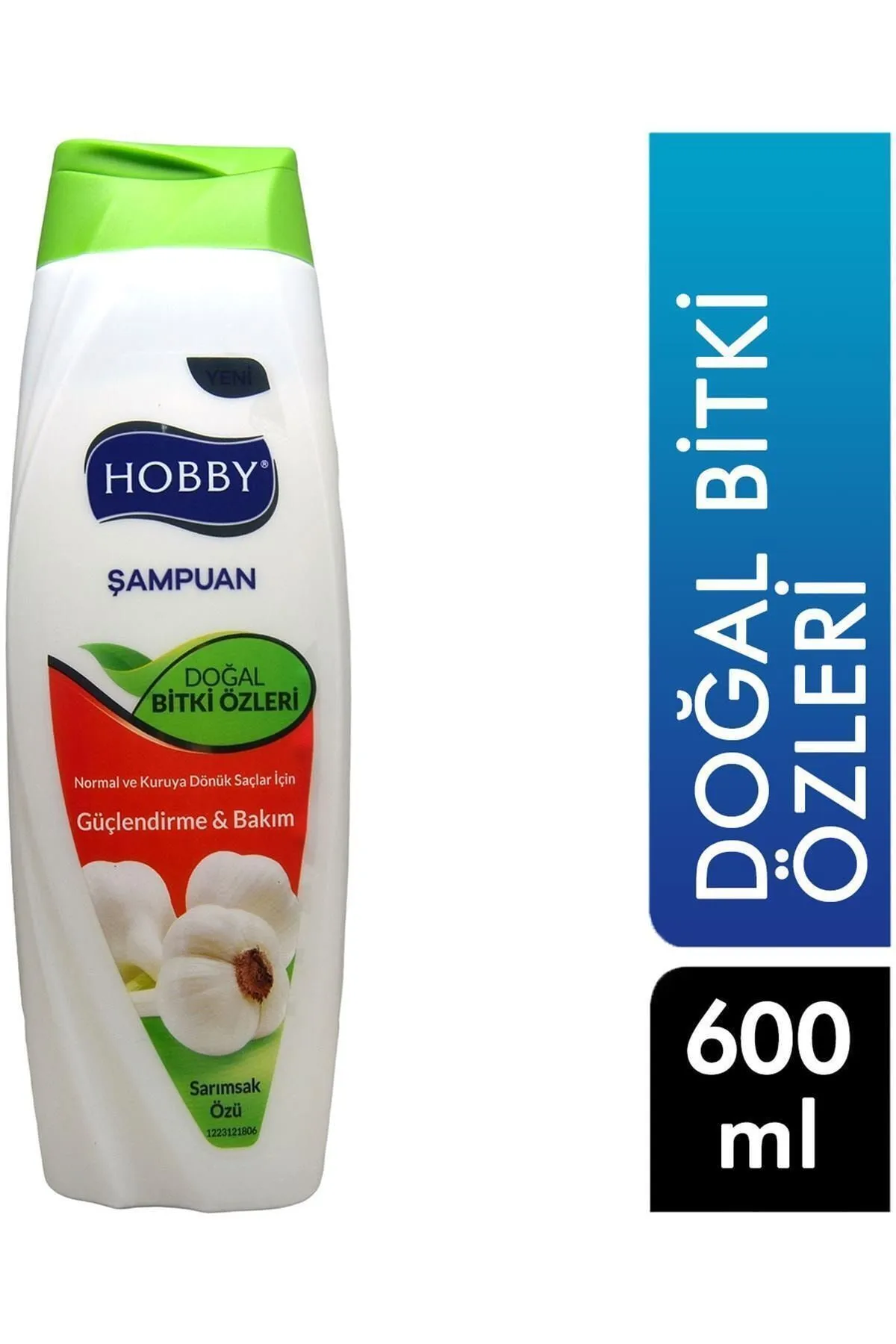 Hobby Şampuan 600 ml Güçlendirme & Bakım Sarımsak Özlü