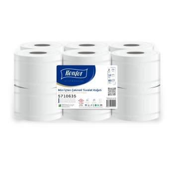 Konfor 4 kg 12 li Mini İçten Çekmeli Tuvalet Kağıdı
