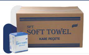Soft Towel Kare Peçete 55 li