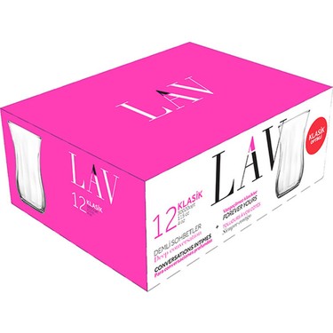 Lav 12 li Klasik Çay Bardağı