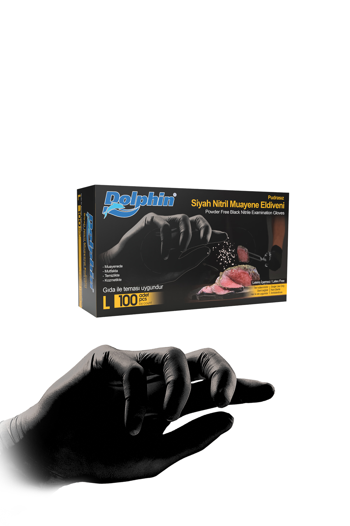 Dolphin Nitril Çok Amaçlı Eldiven L Beden