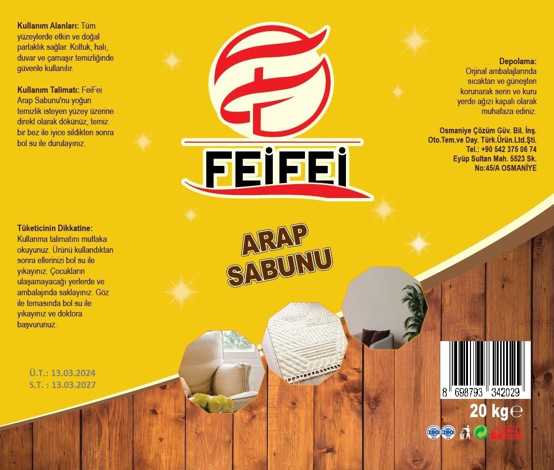 SIVI ARAP SABUNU 30 KG