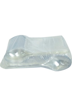 Lüks 100 lü Plastik Kaşık