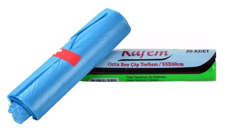 Orta Boy Çöp Torbası Poşeti 55X60 cm 20 Li Kafem