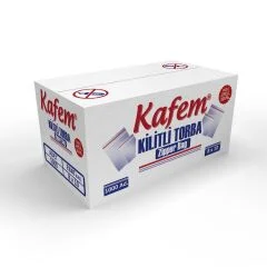 8 X 10 cm Kilitli Poşet / Naylon Torba Kafem 100 lü