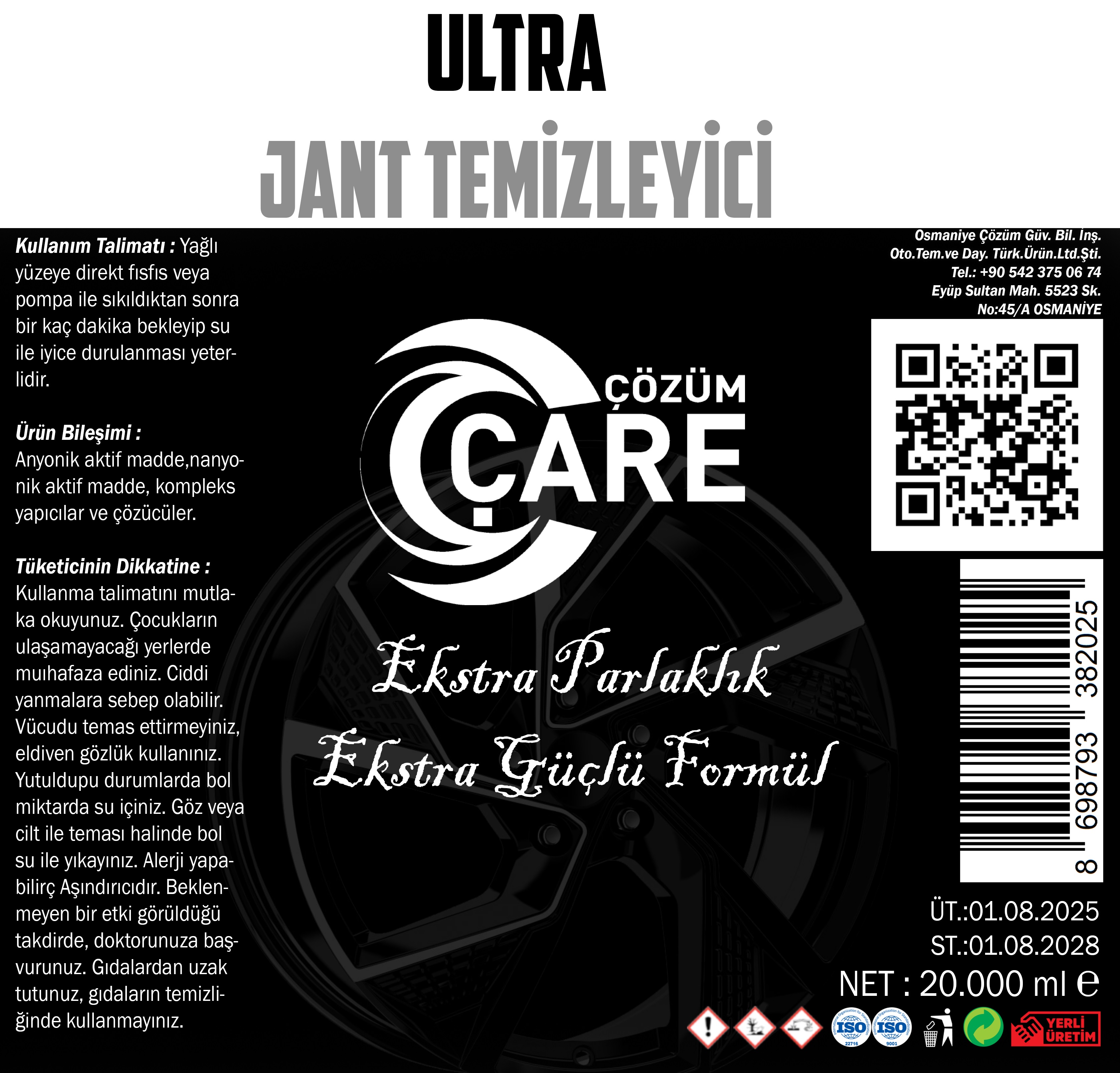 Ultra JantTemizleyici 20 Kg