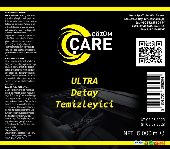 Ultra Detay Temizleyici 5 Kg