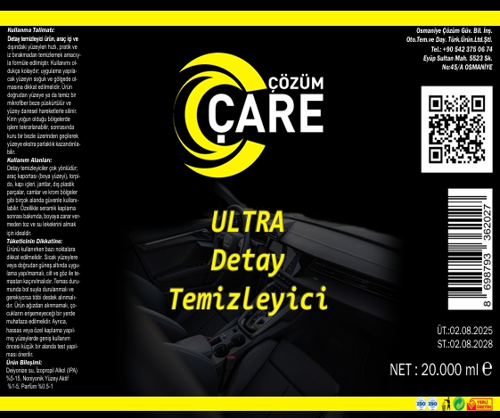 Ultra Detay Temizleyici 20 Kg