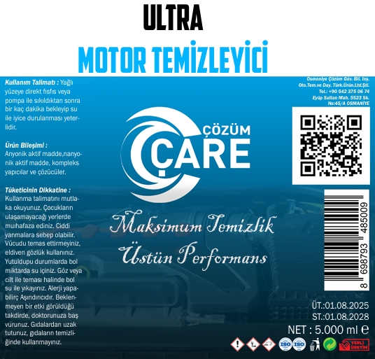 Ultra Motor Temizleyici 5 Kg