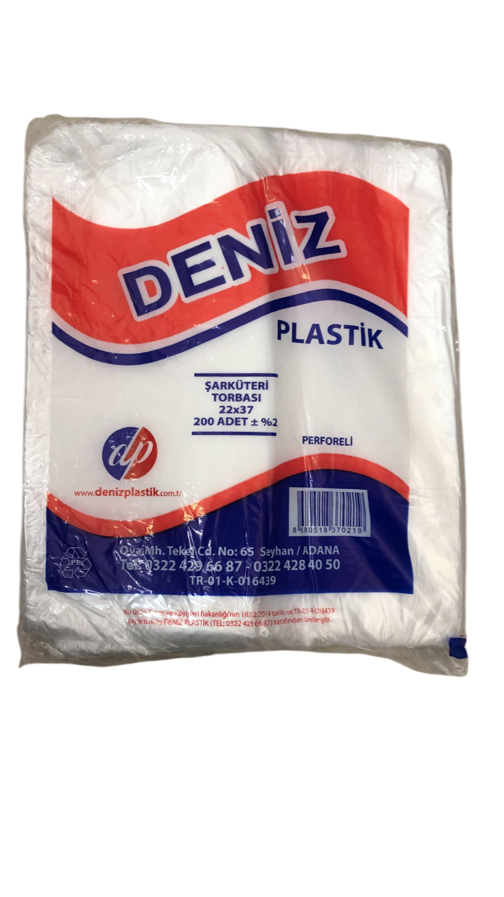 Deniz 20*30 Adetli Şarküteri Poşeti