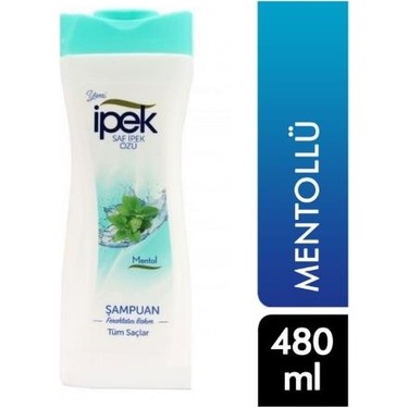 İpek 480 Ml Şampuan Mentol Ferahlatıcı Bakım Tüm Saçlar